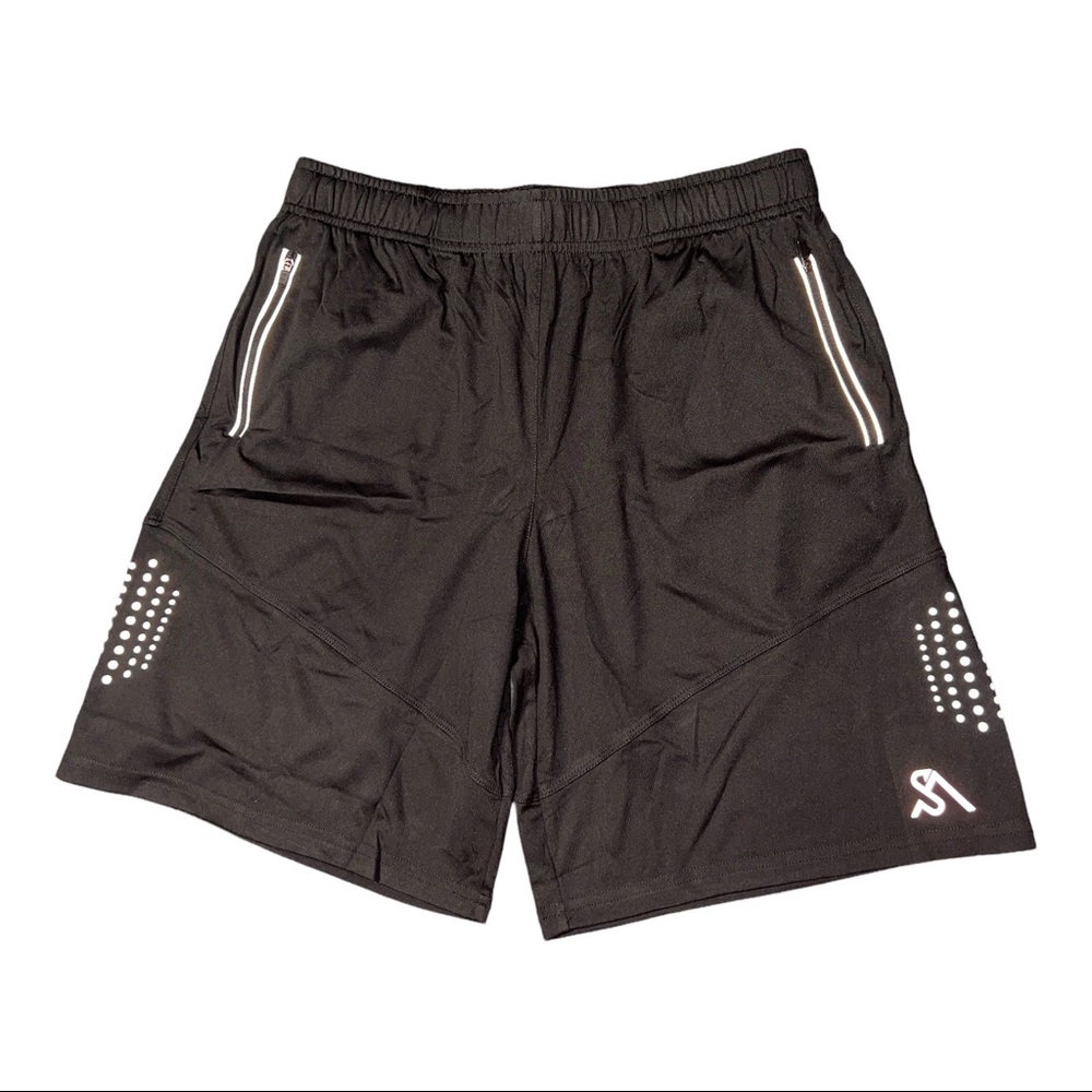 Shamrock Athletics Men Active slim Shorts With Zipper Pockets